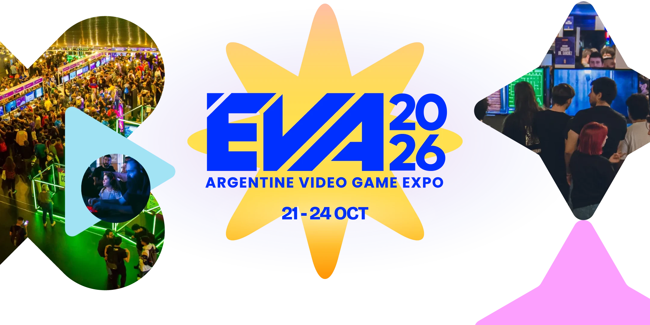 EVA 2026. Argentine Video Game Expo. 21-24 October